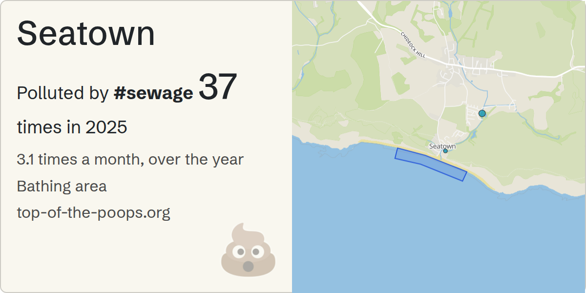 Sewage pollution map of Seatown