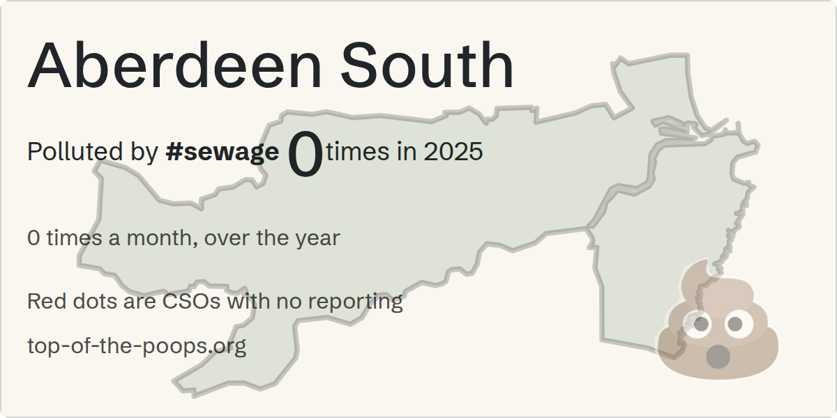 Sewage pollution map of Aberdeen South
