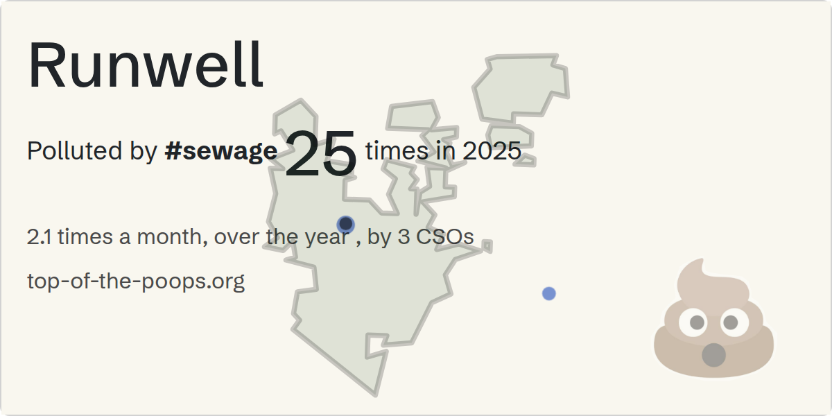 Sewage pollution map of Runwell